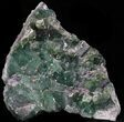 Green Fluorite & Druzy Quartz - Colorado #33356-1